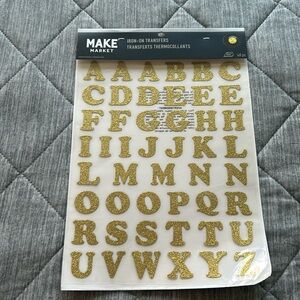 Make Market Iron-On Transfers (BNIB)